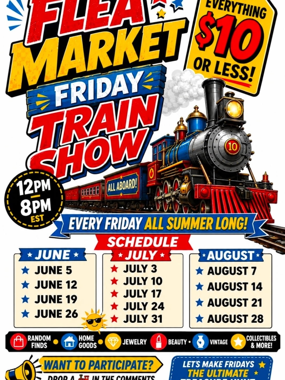 Flea Market Friday Train Show!